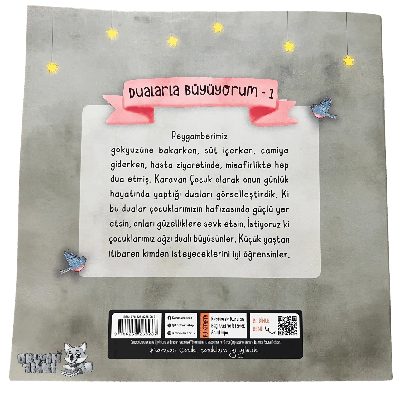 Peygamberimizden Dualarla Büyüyorum 1 (4+ Yaş) - Okuyan Tilki