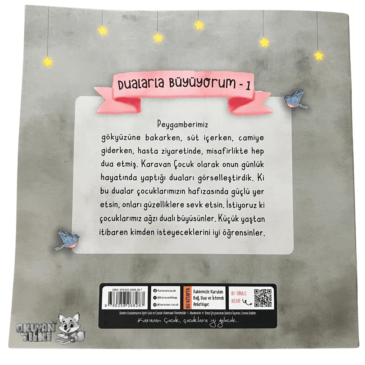 Peygamberimizden Dualarla Büyüyorum 1 (4+ Yaş) - Okuyan Tilki
