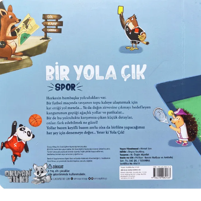 Bir Yola Çık - Spor (1+ Yaş) - Okuyan Tilki