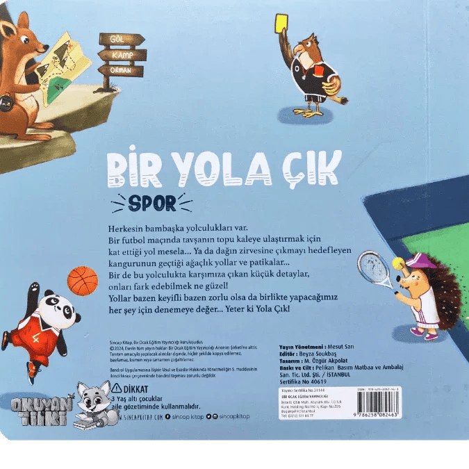 Bir Yola Çık - Spor (1+ Yaş) - Okuyan Tilki
