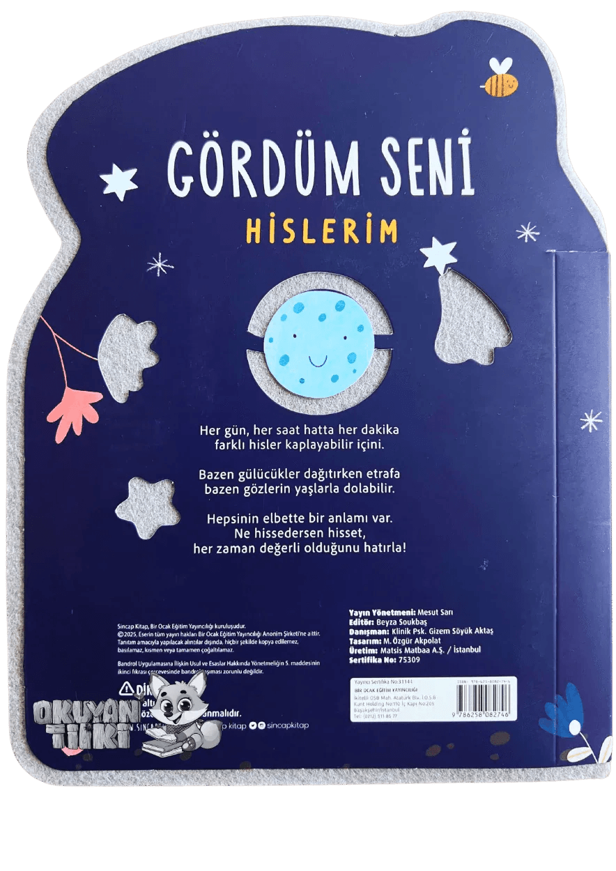 Gördüm Seni - Hislerim (0+ Yaş) - Okuyan Tilki