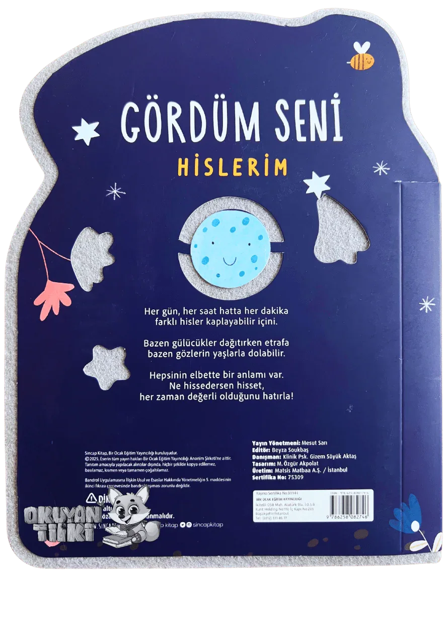 Gördüm Seni - Hislerim (0+ Yaş) - Okuyan Tilki