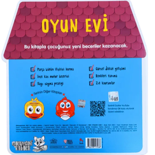 Sevimli Dostlar - Oyun Evi (2+ Yaş) - Okuyan Tilki