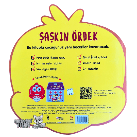 Sevimli Dostlar - Şaşkın Ördek - Kesimli (2+ Yaş)