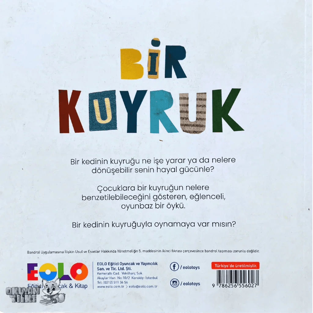 Oyunbaz Öyküler – Bir Kuyruk (2-5 Yaş) - Okuyan Tilki