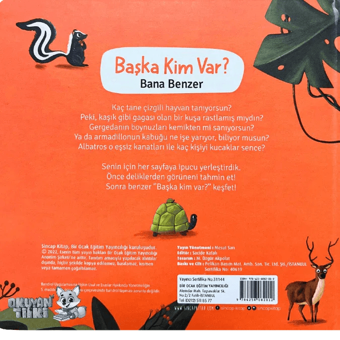 Başka Kim Var Bana Benzer (1+ Yaş) - Okuyan Tilki