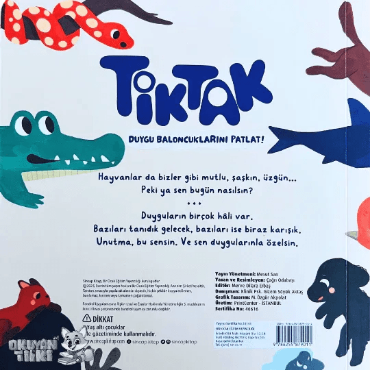 Tik Tak - Duygu (Baloncuklarını Patlat!) (0+ Yaş) - Okuyan Tilki