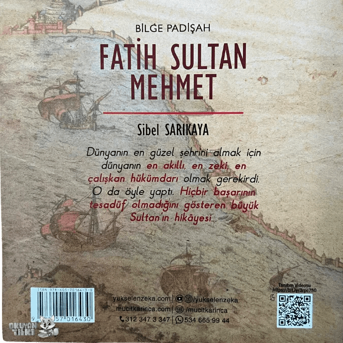 Okumayı Sevdiren Kahramanlar - Fatih Sultan Mehmet (6+ Yaş) - Okuyan Tilki