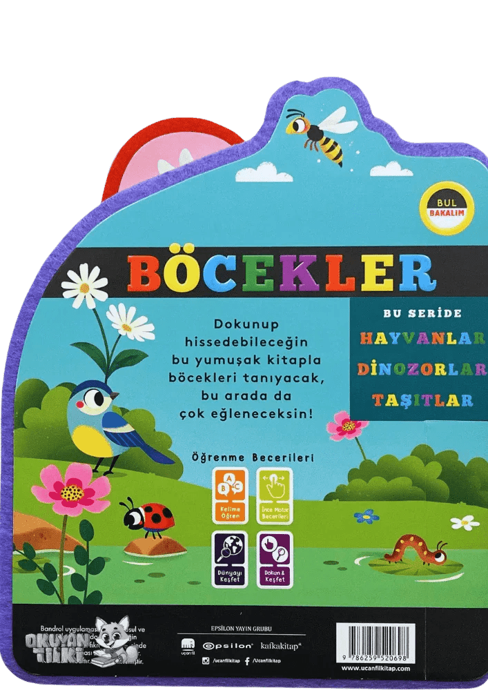 Bul bakalım - Böcekler (1+ Yaş) - Okuyan Tilki