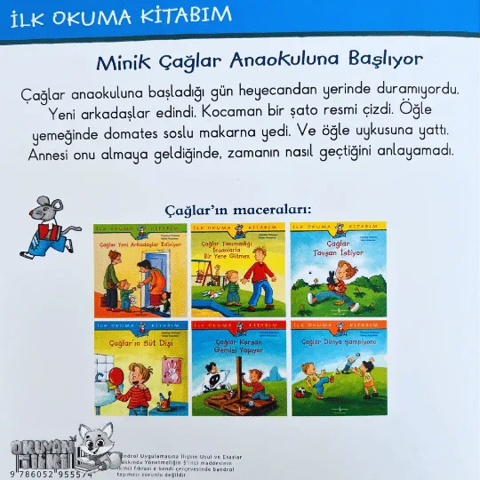 Minik Çağlar Anaokuluna Başlıyor (4+ Yaş) - Okuyan Tilki