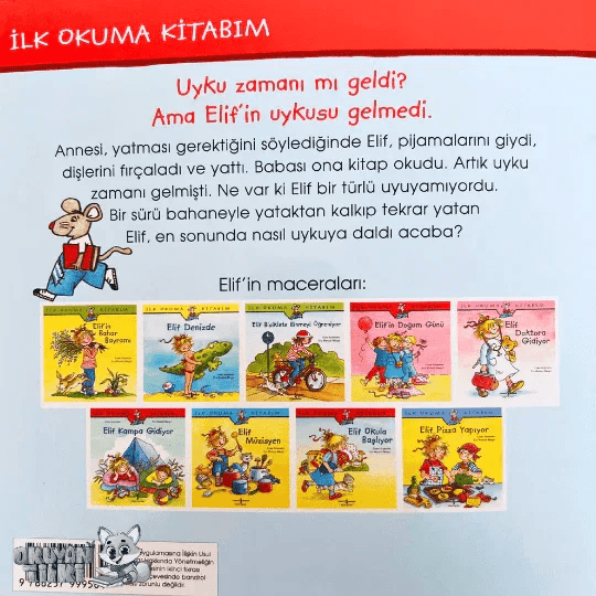 Elif'in Uykusu Gelmiyor (5+ Yaş) - Okuyan Tilki
