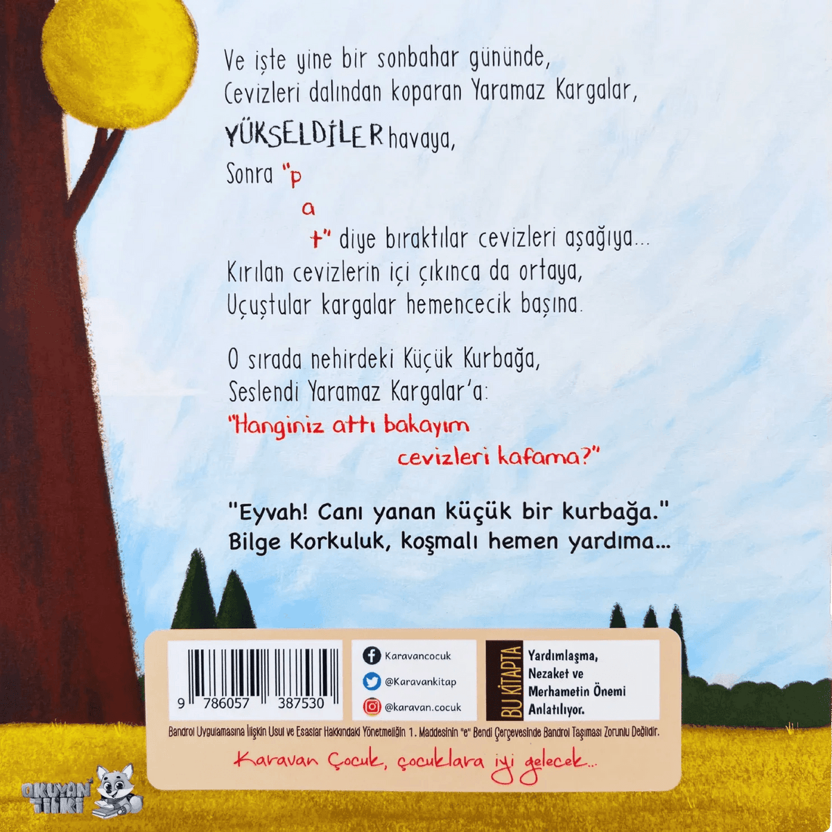 Bilge Korkuluk ve Yaramaz Kargalar (4+ Yaş) - Okuyan Tilki