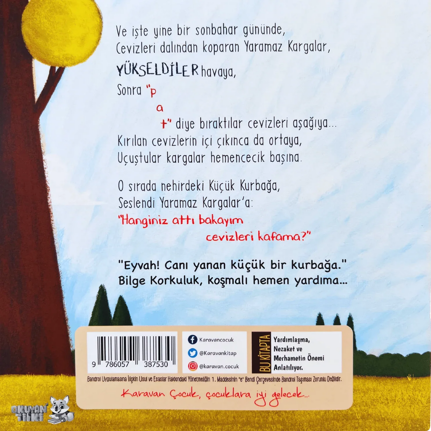 Bilge Korkuluk ve Yaramaz Kargalar (4+ Yaş) - Okuyan Tilki