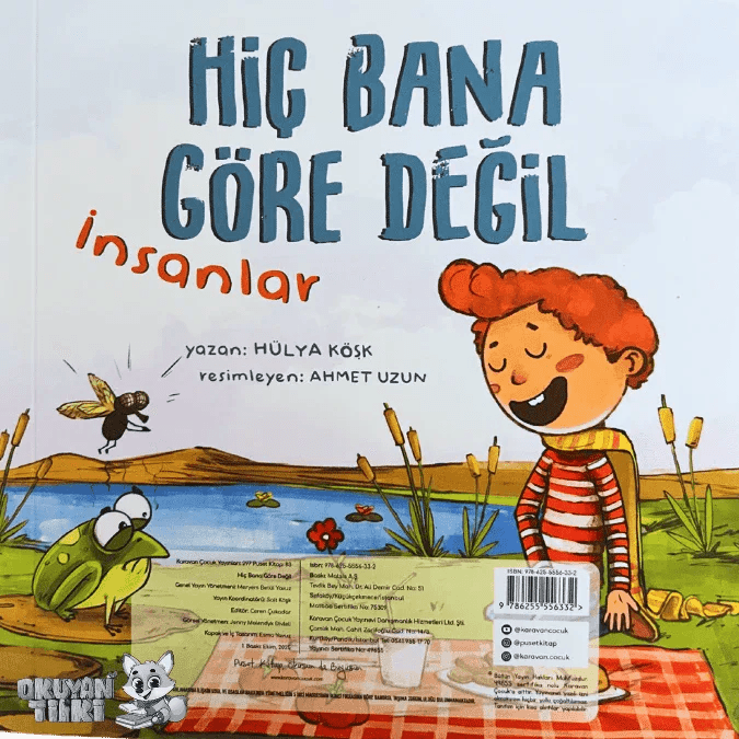 Çift taraflı Kitap - Hiç Bana Göre Değil (0+ Yaş) - Okuyan Tilki