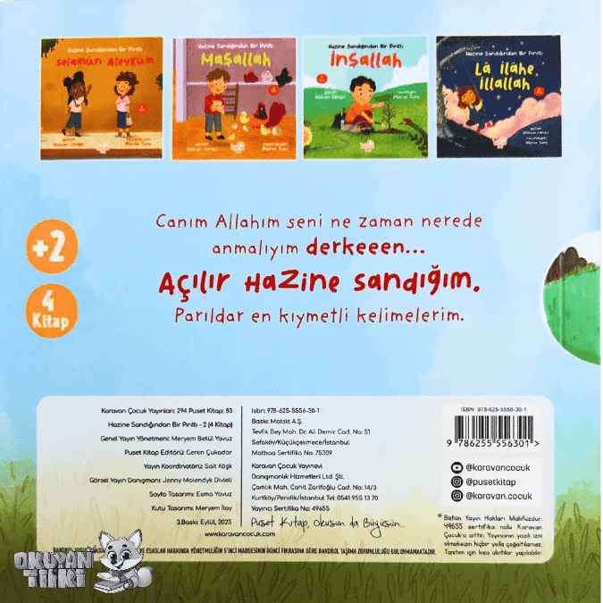 Hazine Sandığı 2 (4 Kitap, 2+ Yaş) - Okuyan Tilki