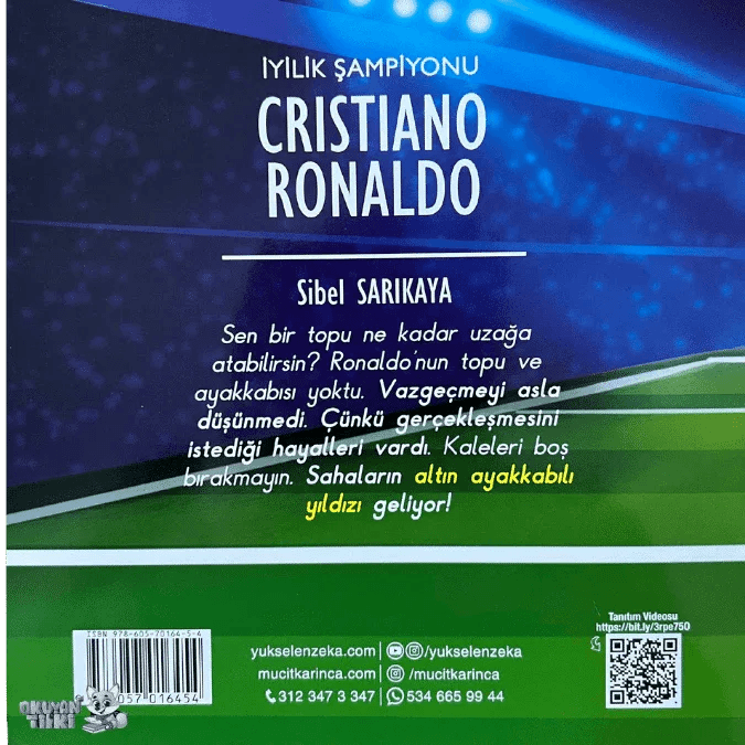 Okumayı Sevdiren Kahramanlar - Cristiano Ronaldo (6+ Yaş) - Okuyan Tilki