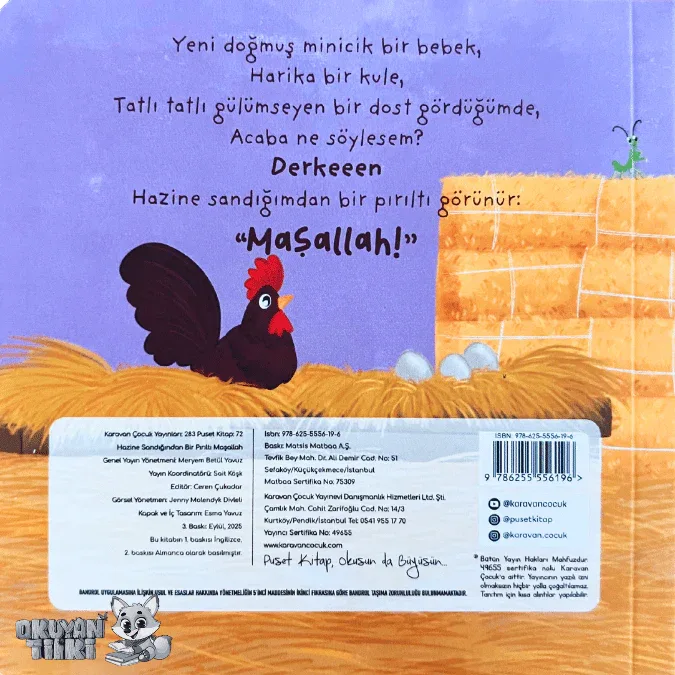 Maşallah “Hazine Sandığından Bir Pırıltı” (2+ Yaş) - Okuyan Tilki