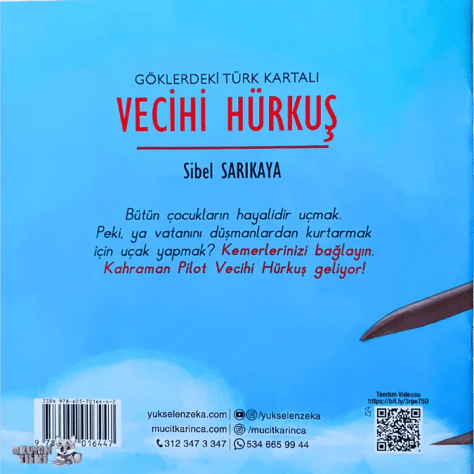 Okumayı Sevdiren Kahramanlar - Vecihi Hürkuş (6+ Yaş) - Okuyan Tilki
