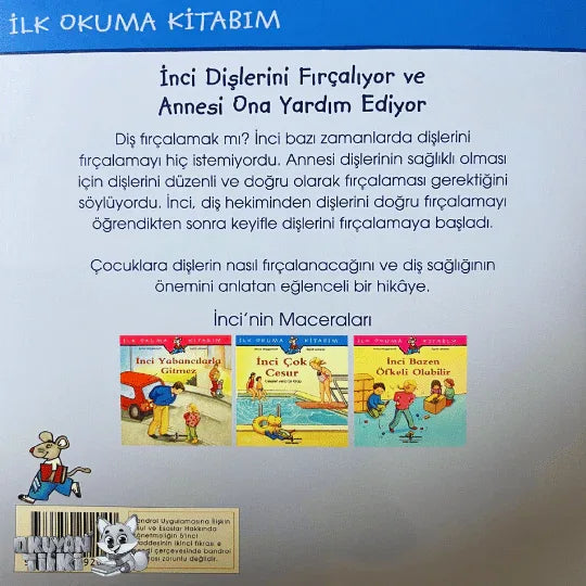İnci Dişlerini Fırçalıyor ve Annesi Ona Yardım Ediyor (5+ Yaş) - Okuyan Tilki