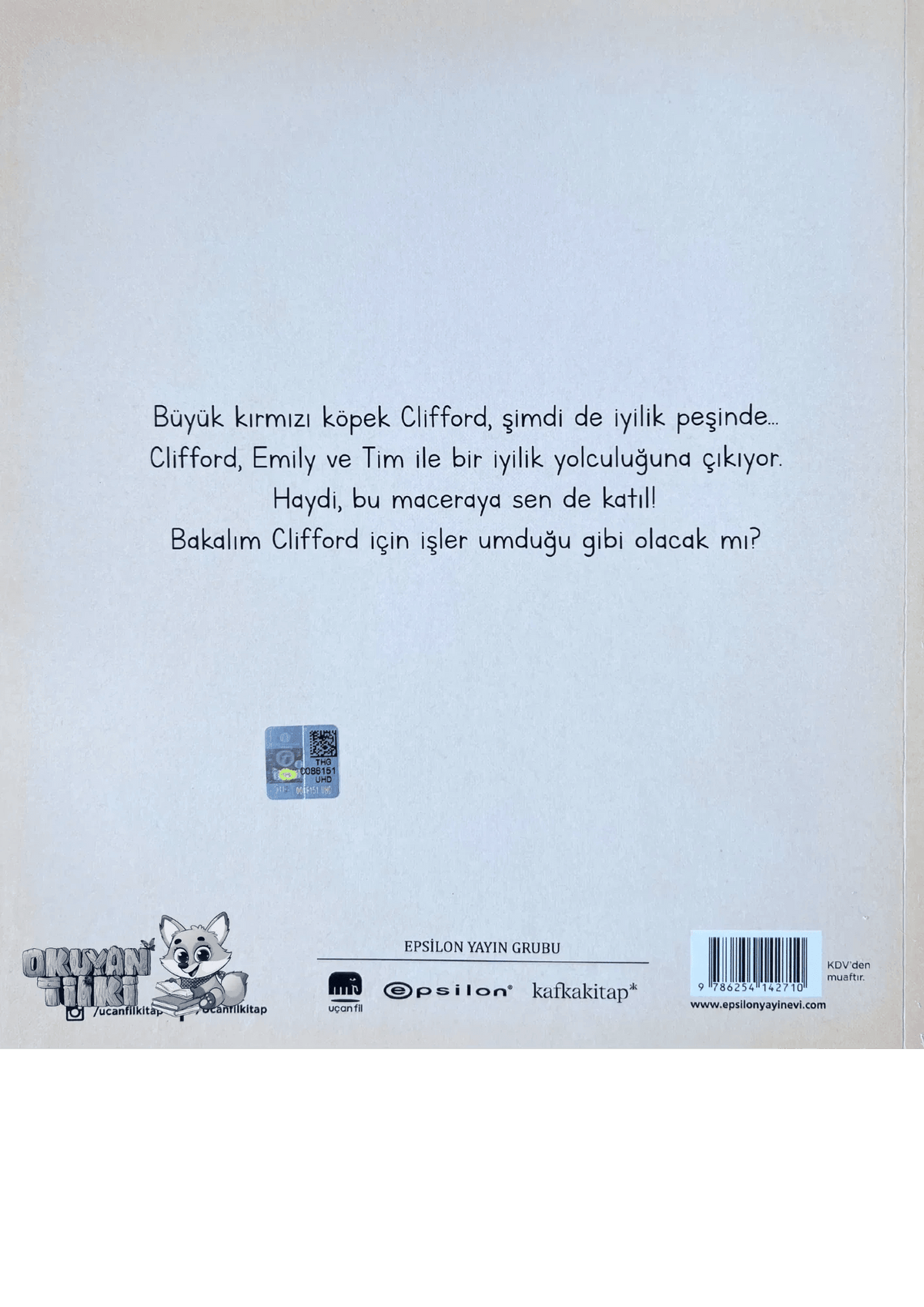 Clifford – İyilik Peşinde (2+ Yaş) - Okuyan Tilki