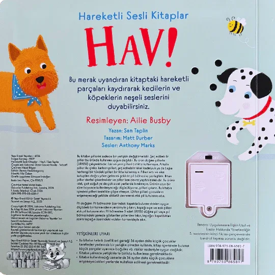 Hareketli Sesli Kitaplar – Hav! (0+ Yaş) - Okuyan Tilki