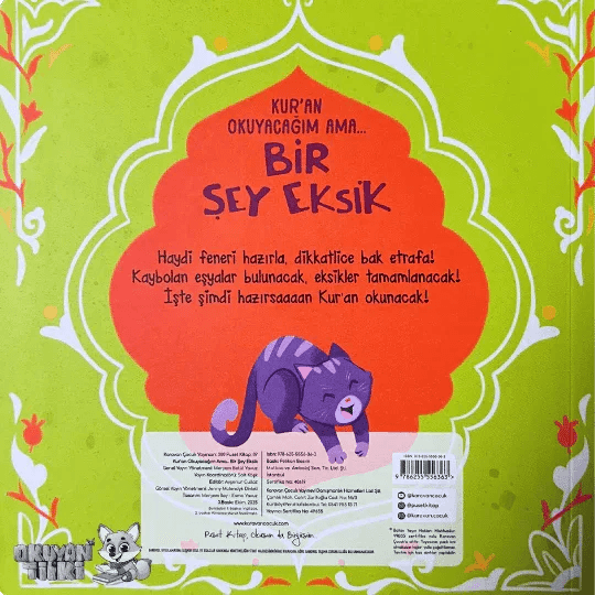 Kur’an Okuyacağım Ama Bir Şey Eksik (1+ Yaş) - Okuyan Tilki