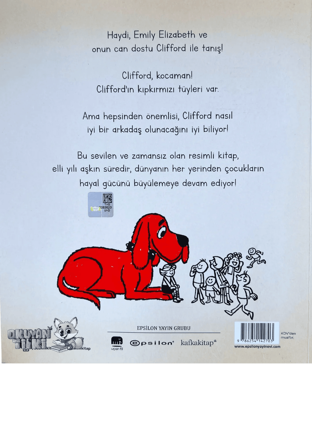 Clifford – Büyük Kırmızı Köpek (2+ Yaş) - Okuyan Tilki