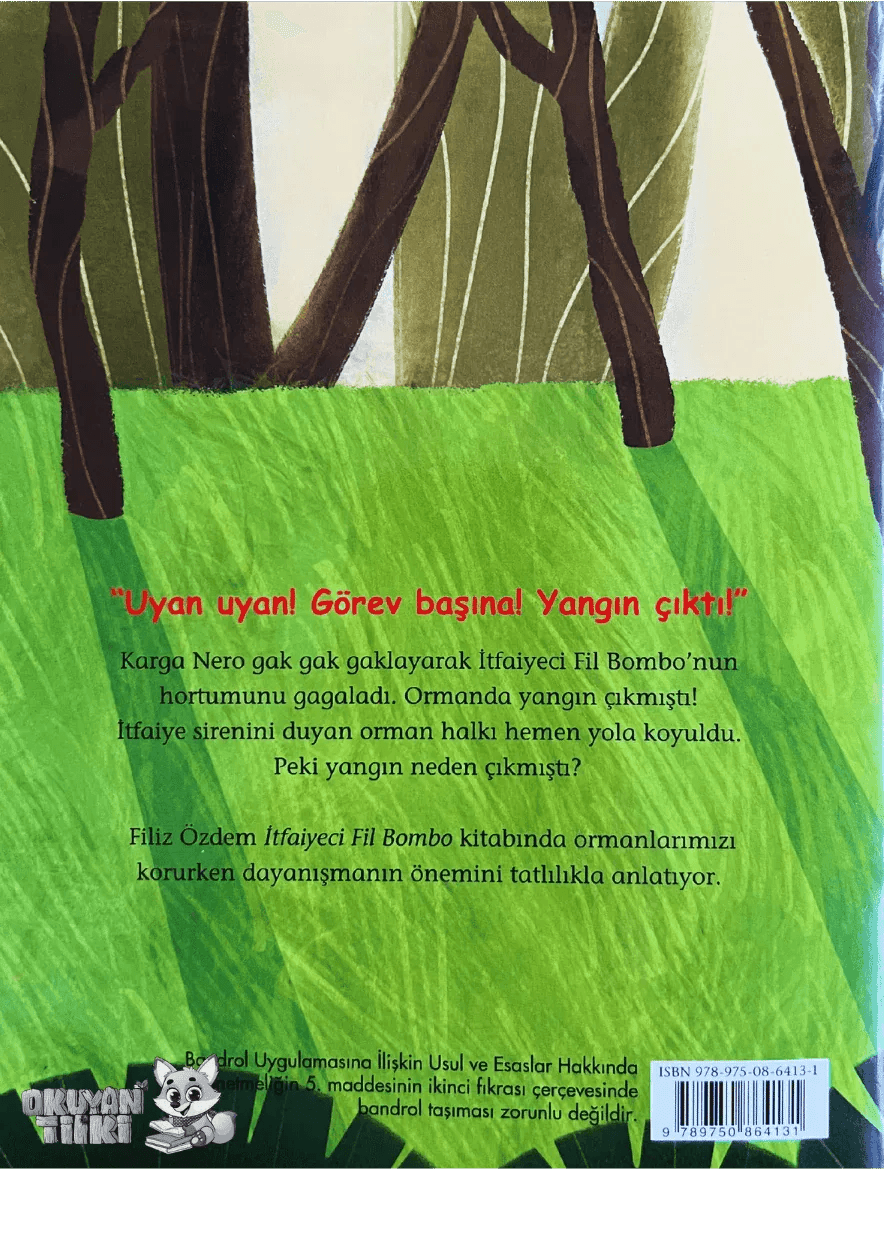İtfaiyeci Fil Bombo (3+ Yaş) - Okuyan Tilki