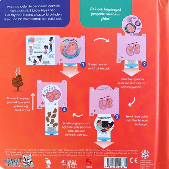 Çek Keşfet - İnsan Vücudu (3+ Yaş) - Okuyan Tilki