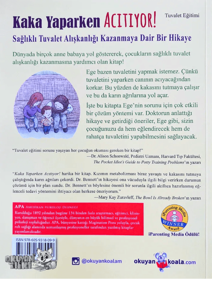 Kaka Yaparken Acıtıyor! (2+ Yaş) - Okuyan Tilki