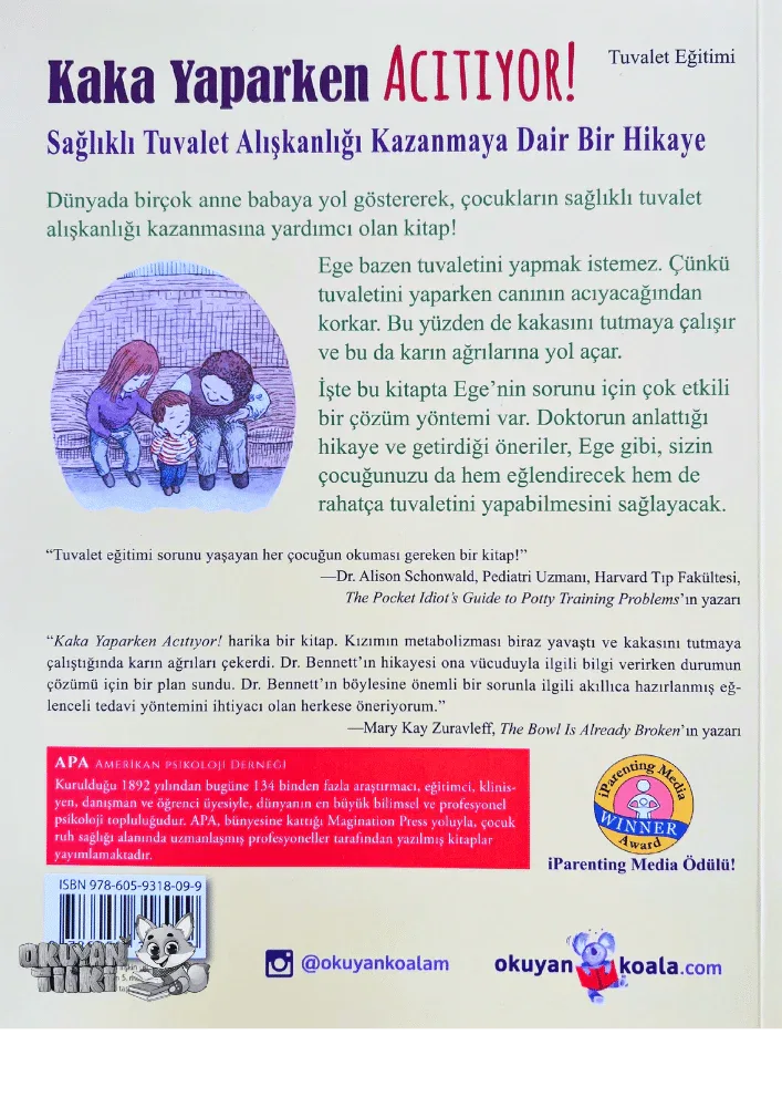 Kaka Yaparken Acıtıyor! (2+ Yaş) - Okuyan Tilki