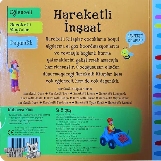 Hareketli İnşaat (2+ Yaş) - Okuyan Tilki