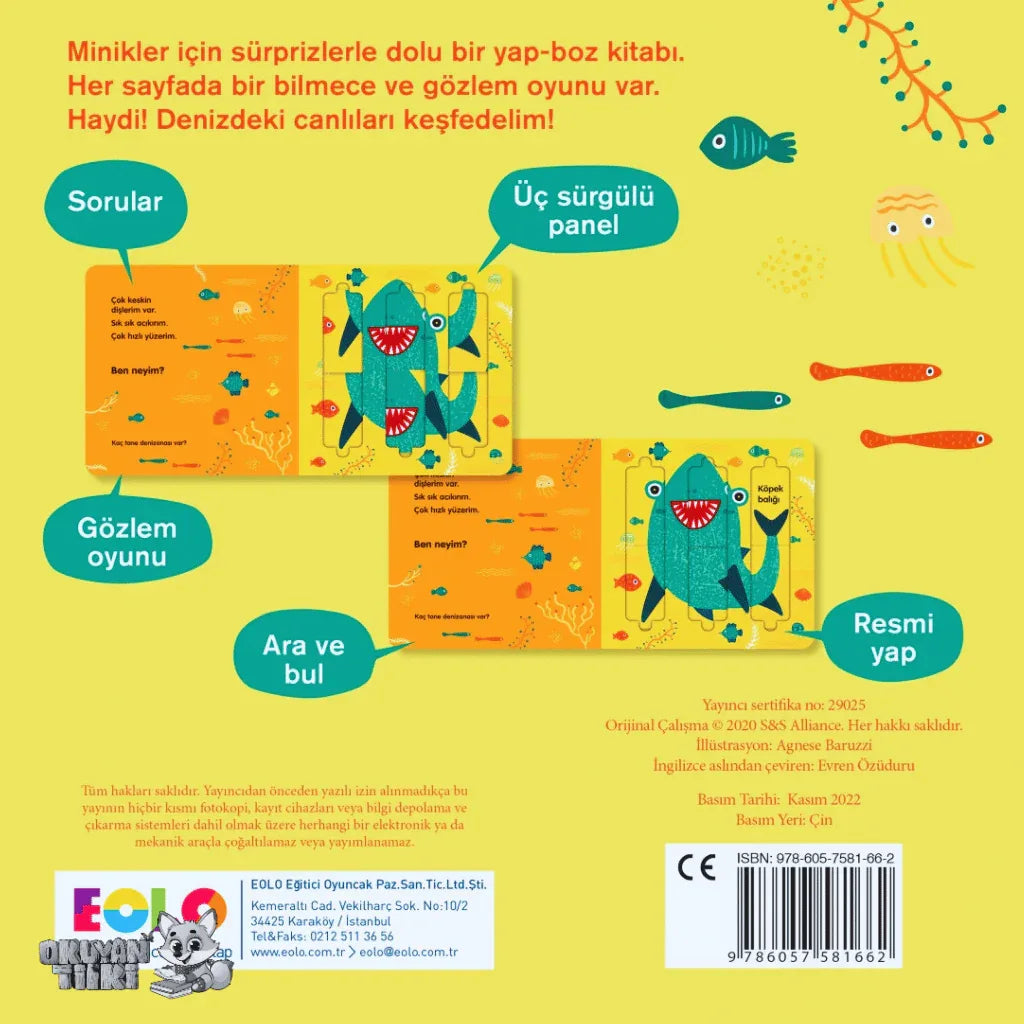 Denizdeki Canlılar (2+ Yaş) - Okuyan Tilki