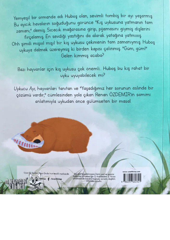 Huboş Uykucu Ayı (3+ Yaş) - Okuyan Tilki