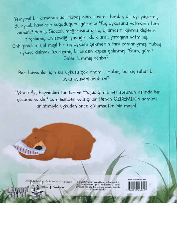 Huboş Uykucu Ayı (3+ Yaş) - Okuyan Tilki