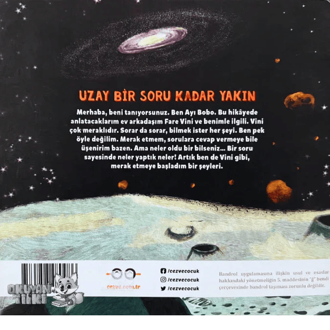 Uzay bir soru kadar yakın (3+ Yaş) - Okuyan Tilki