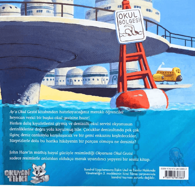 Okyanusa Okul Gezisi - Sessiz Kitap (2+ Yaş, Bilderbuch) - Okuyan Tilki