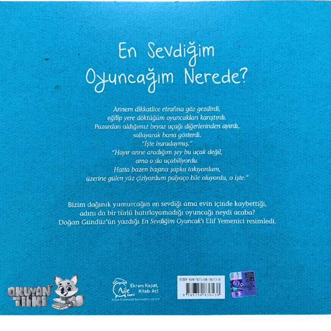 En Sevdiğim Oyuncak (3+ Yaş) - Okuyan Tilki