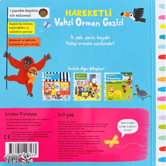 Hareketli Vahşi Orman Gezisi (2+ Yaş) - Okuyan Tilki