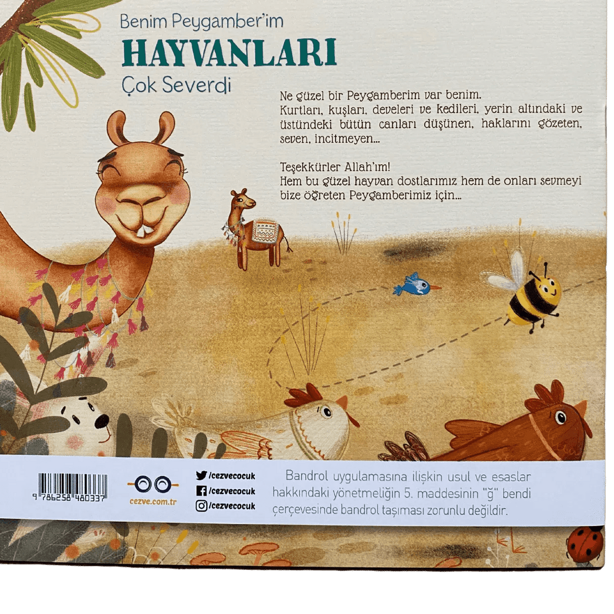 Benim Peygamber’im Hayvanları Çok Severdi (3+ Yaş) - Okuyan Tilki