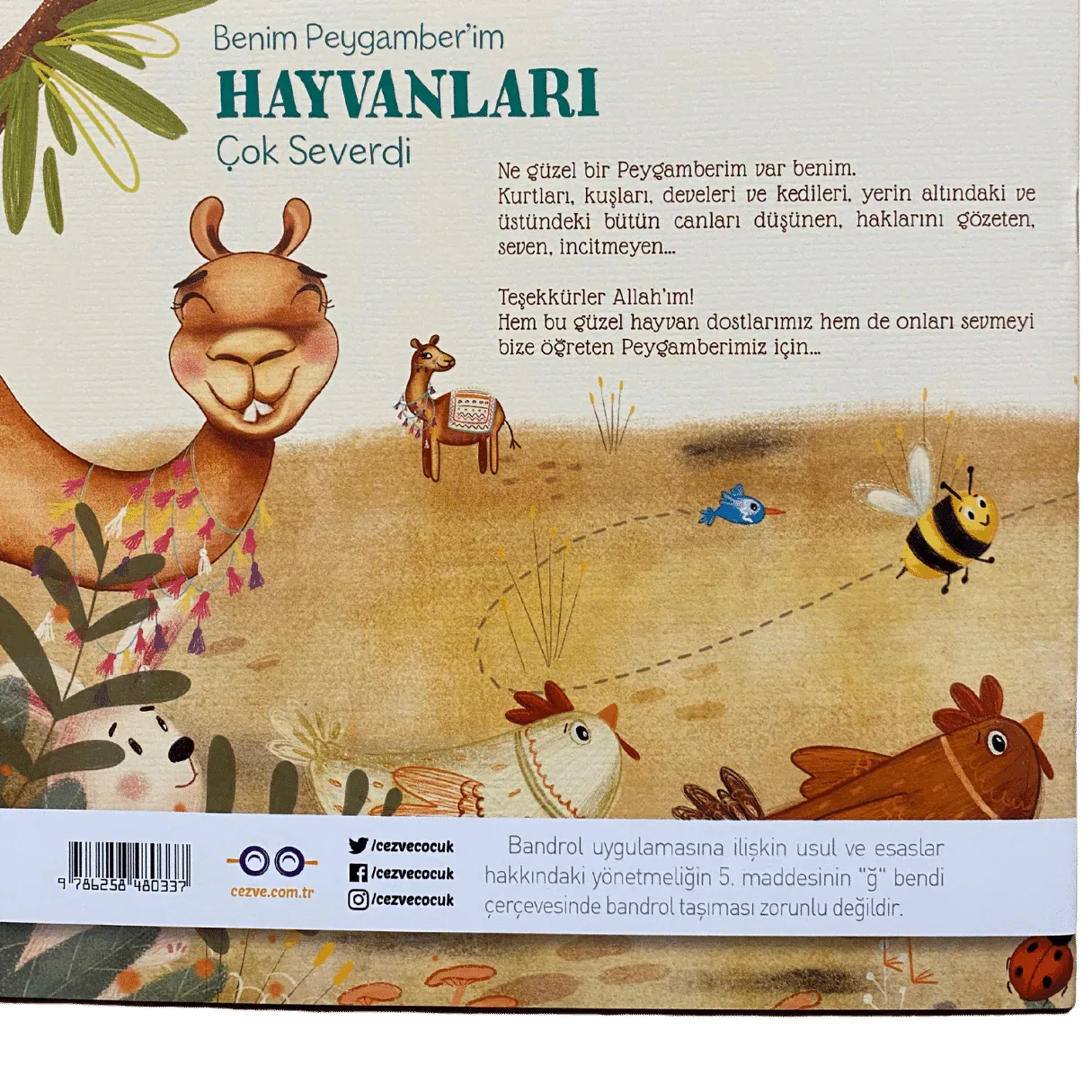 Benim Peygamber’im Hayvanları Çok Severdi (3+ Yaş) - Okuyan Tilki