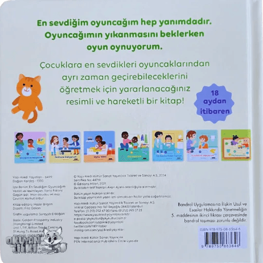 İşte Benim En Sevdiğim Oyuncağım - Hareketli Büyüyorum Serisi (0+ Yaş) - Okuyan Tilki