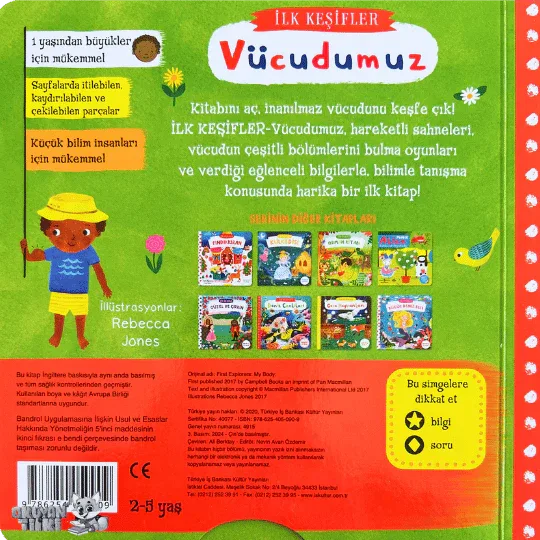 Hareketli Vücudumuz (2+ Yaş) - Okuyan Tilki