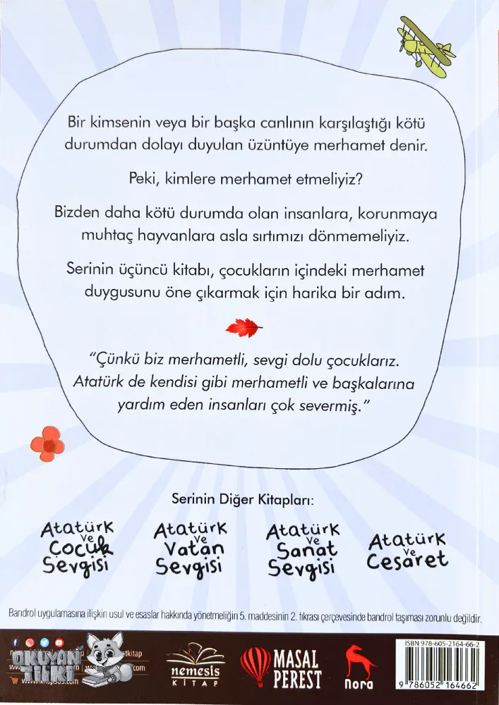 Atatürk ve Merhamet (6+ Yaş) - Okuyan Tilki