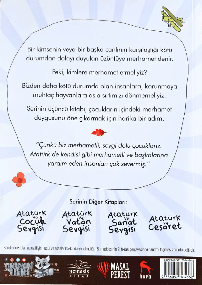 Atatürk ve Merhamet (6+ Yaş) - Okuyan Tilki