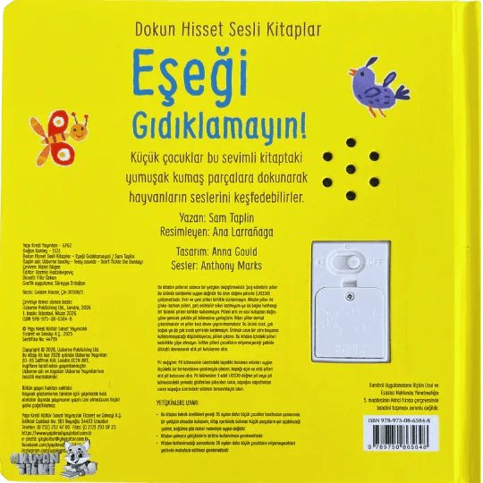 Eşeği Gıdıklamayın! – Dokun Hisset Sesli Kitaplar (0+ Yaş) - Okuyan Tilki