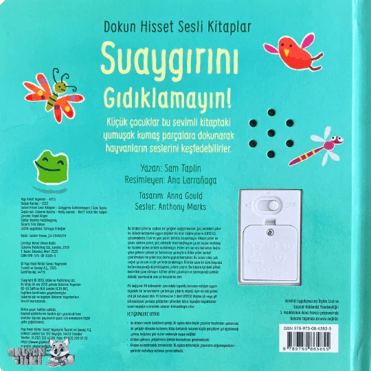 Suaygırını Gıdıklamayın! – Dokun Hisset Sesli Kitaplar (0+ Yaş) - Okuyan Tilki
