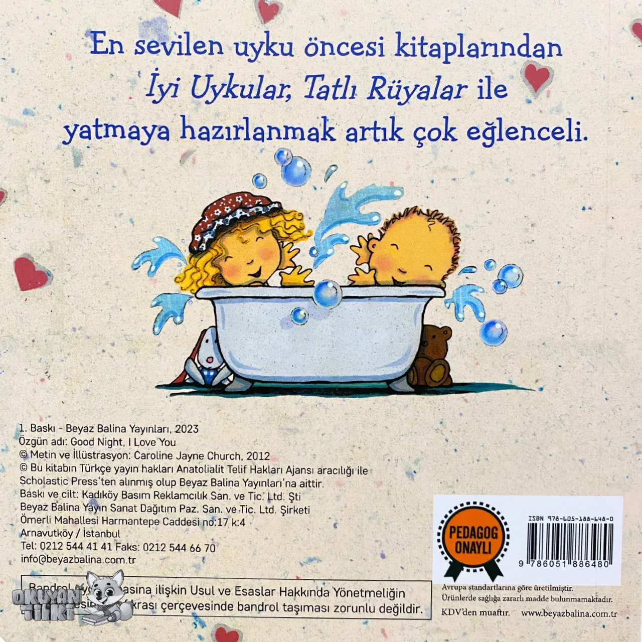 İyi Uykular, Tatlı Rüyalar (1+ Yaş) - Okuyan Tilki