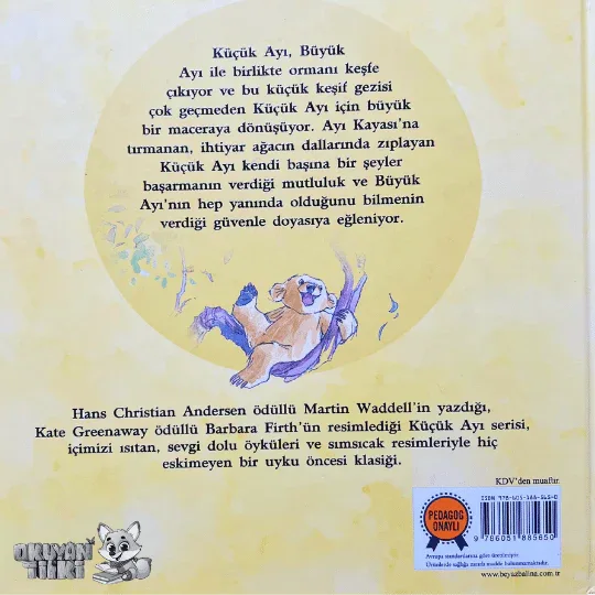 Aferin, Küçük Ayı - Organik Kitap (4+ Yaş) - Okuyan Tilki