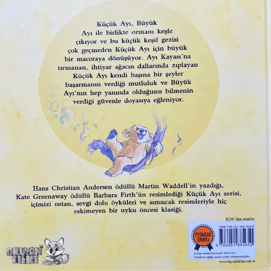 Aferin, Küçük Ayı - Organik Kitap (4+ Yaş) - Okuyan Tilki